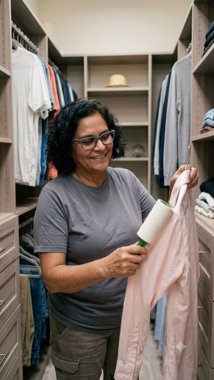 Closet organization and cleaning